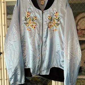 NWOT Marci Embroidered Floral Women's Jacket 2XL